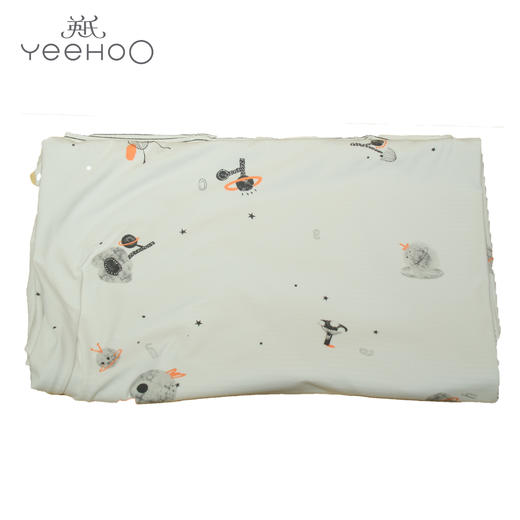 英氏-寝具类（常年）F2太空刷毛大被套椰奶白F 商品图0