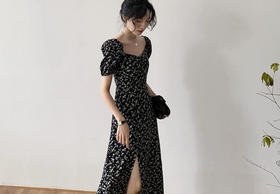 显瘦碎花连衣裙