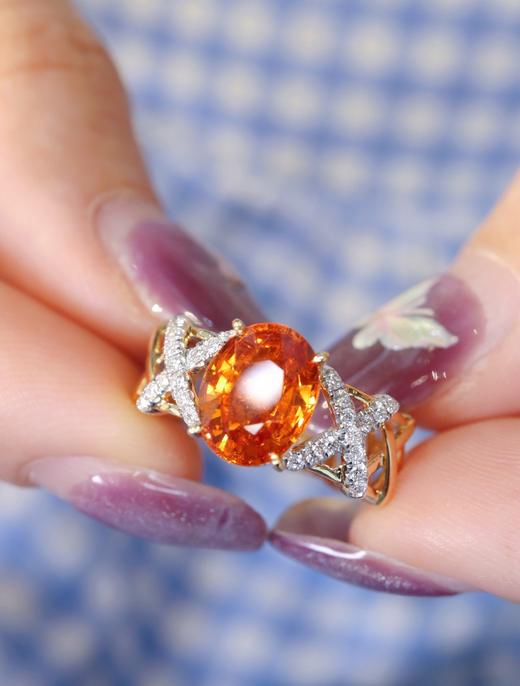 2.60ct 4.71g 芬达石戒指 商品图4