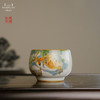 问鼎汝瓷鼎峰柴窑天青容华杯（描金绘画富甲天下）（缺货） 商品缩略图0