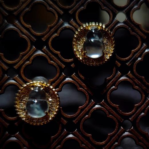 18k玻璃种翡翠葫芦耳钉 商品图5