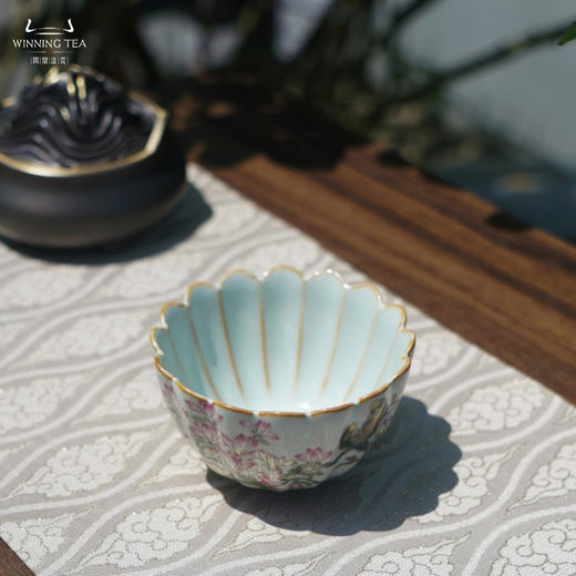 问鼎汝瓷天青老款蕊香杯（玉兰双雀）（缺货） 商品图4