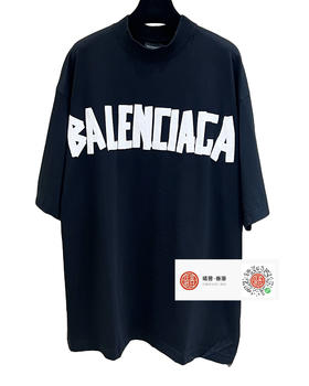 中性款胶带短袖T恤B00