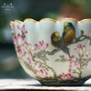 问鼎汝瓷天青老款蕊香杯（玉兰双雀）（缺货） 商品缩略图1