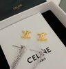 女款满钻金银凯旋门耳钉C00 商品缩略图2