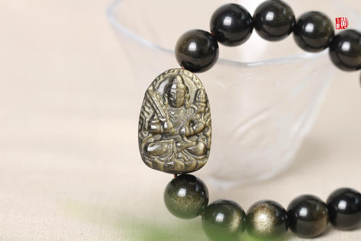 十二生肖本命佛金曜石手串 商品图1