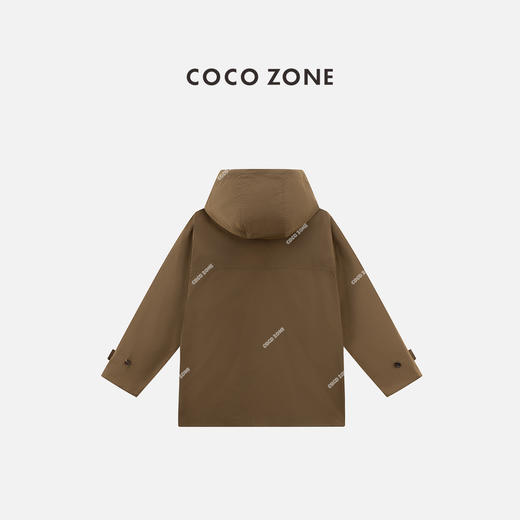 COCO ZONE "咖啡户外”时尚简约连帽外套百搭通勤休闲上衣CC1B1320 商品图1