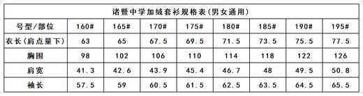 诸暨中学—加绒套头衫 商品图1