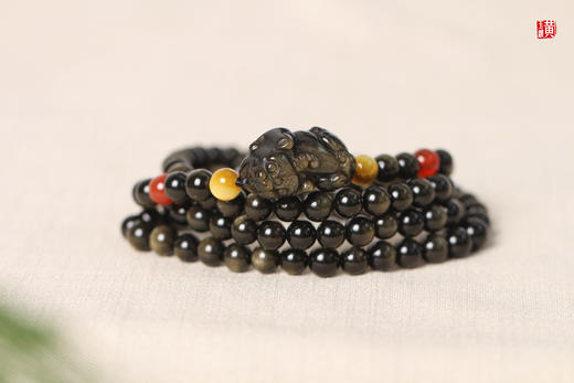 [ 子佩] 金曜石貔貅多圈手串 商品图2