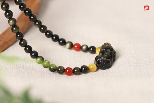 [ 子佩] 金曜石貔貅多圈手串 商品图3