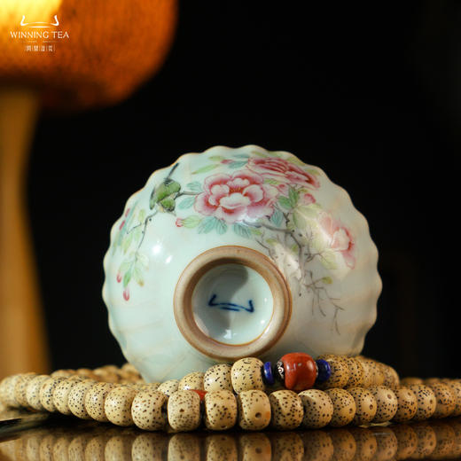 问鼎汝瓷鼎峰系列天青菊瓣杯（莺语花浓） 商品图4