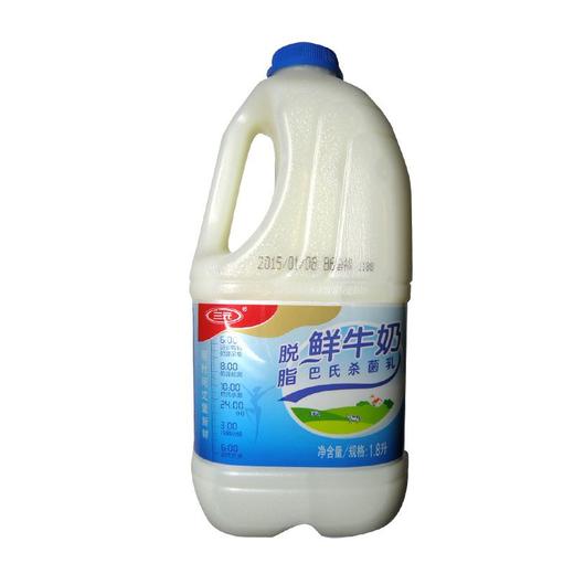 三元桶装脱脂鲜牛奶 商品图0