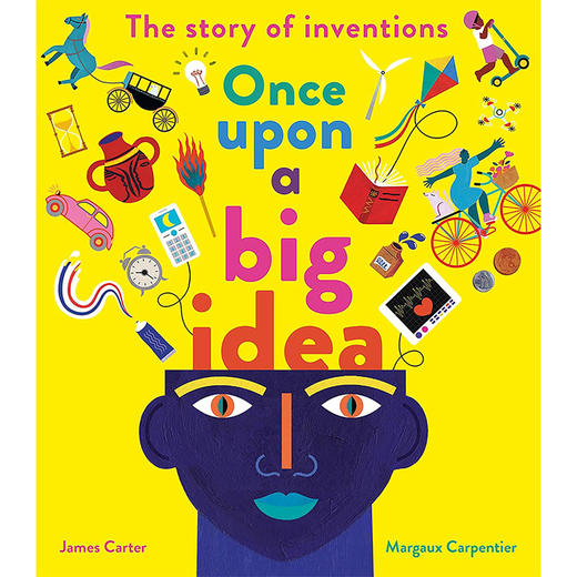 一个伟大的想法 发明的故事 儿童科普启蒙故事书 英文原版 Once Upon a Big Idea: The Story of Inventions 商品图0