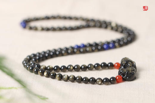 [ 鹰扬 ]  金曜石貔貅多圈手串 商品图3