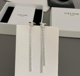 女款满钻金银凯旋门耳钉C00