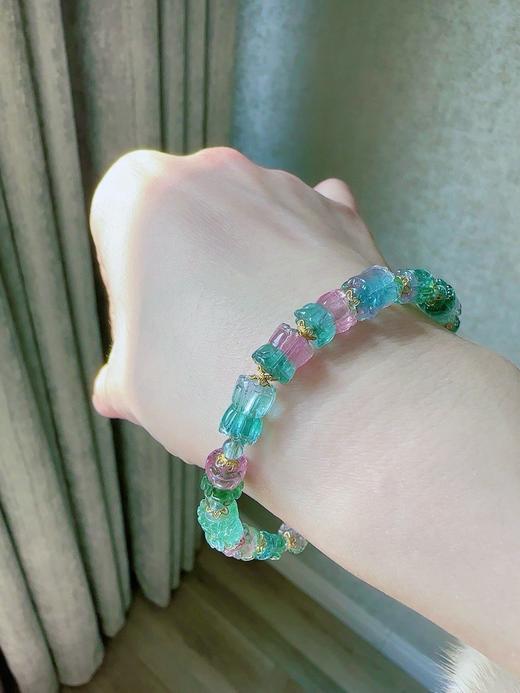 12.1g 雕刻碧玺手链 商品图8