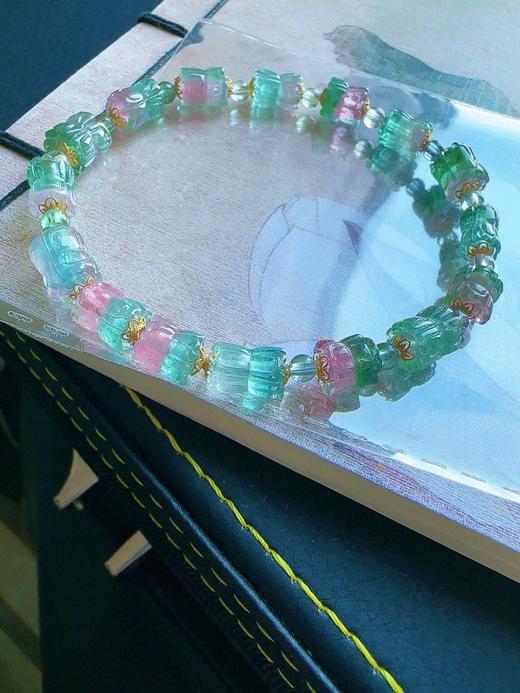 12.1g 雕刻碧玺手链 商品图0