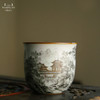 问鼎汝瓷鼎峰系列月白老款手握杯（溪山烟雨）（缺货） 商品缩略图0