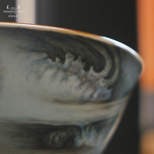 问鼎汝瓷鼎峰系列天青复刻款兰渚碗（龙威扬辉） 商品图3