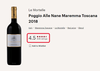 勒莫特酒庄伯爵娜红葡萄酒 2018 Marchesi Antinori Le Mortelle Poggio Alle Nane Maremma 商品缩略图1