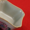 问鼎汝瓷鼎峰系列月白老款四方杯（绘画珐琅花卉） 商品缩略图2