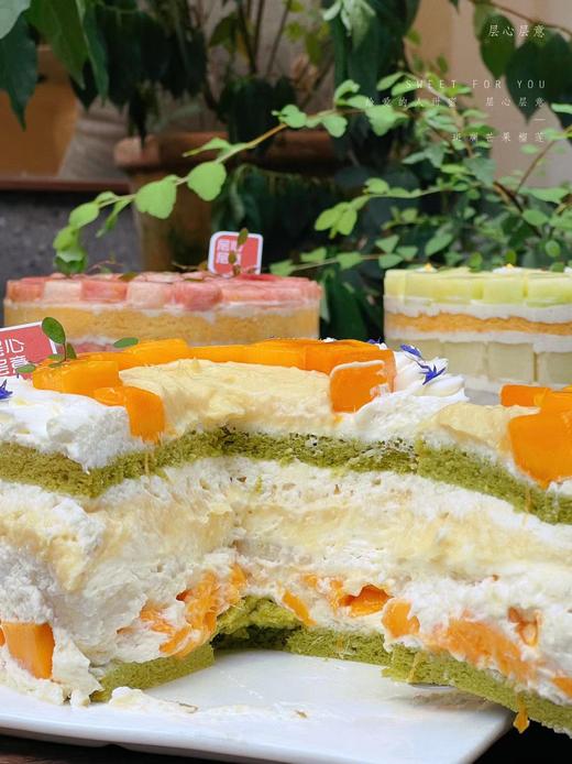 斑斓芒果榴莲蛋糕裸蛋糕尺寸偏差0.5㎝ 商品图4