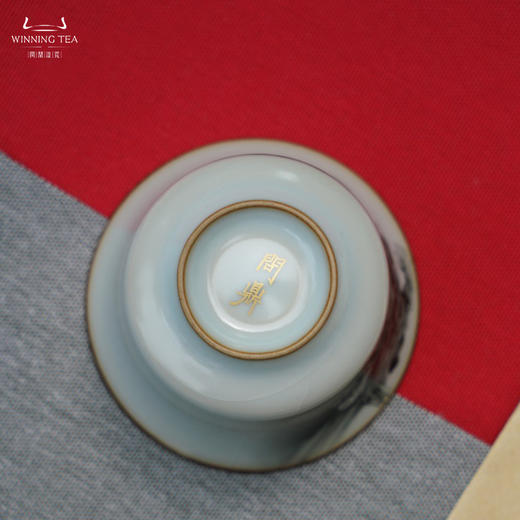 问鼎汝瓷鼎峰系列月白老款精工尔雅杯（神来气旺） 商品图4