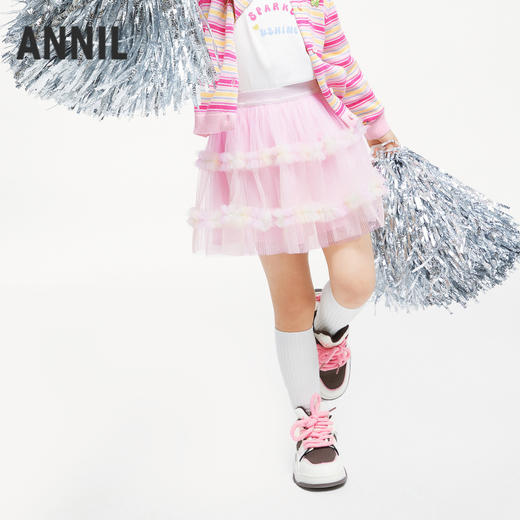 女童多巴胺幻彩半裙新款安奈儿童装实体店同款XG433651 商品图0