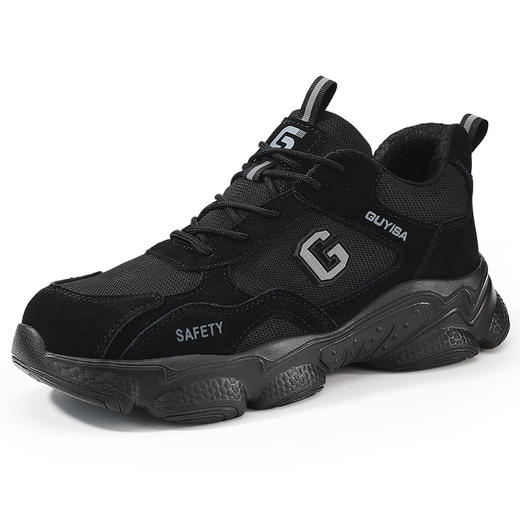 男士劳保鞋四季款防砸防刺穿轻便钢包头安全鞋功能鞋 商品图10