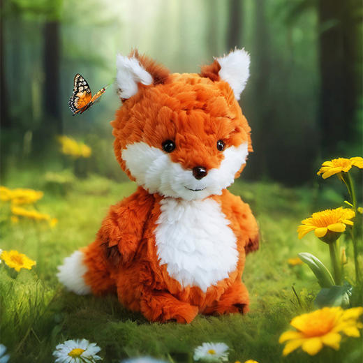 英国McHugs糖果小狐狸 毛绒玩偶可加热薰衣草味儿童玩具公仔娃娃18cm 商品图1