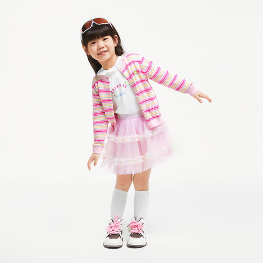 女童多巴胺幻彩半裙新款安奈儿童装实体店同款XG433651 商品图3