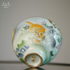 问鼎汝瓷鼎峰系列天青精工款大鸿声杯（绘画猫趣图） 商品缩略图4