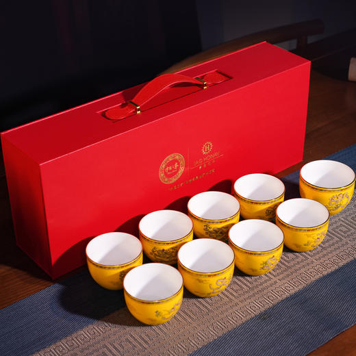 中国之家打造 中华九龙杯 龙凤呈祥对杯 亮相2024巴黎奥运会 商品图6