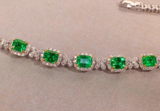 3.36ct 祖母绿手链 商品图2