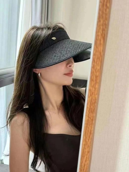 【园园韩国采购】韩国原版salua 防晒帽高品质空顶帽子女夏季出游海边度假遮阳防晒帽休闲百搭 商品图2