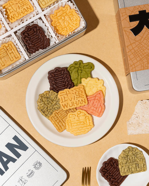 鹤鹤有楼武汉印记曲奇饼干礼盒 商品图4