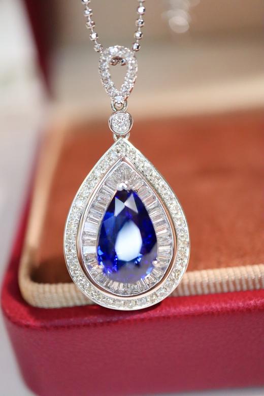 2.64ct 蓝宝石吊坠 商品图0