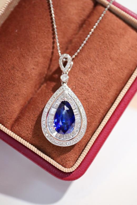 2.64ct 蓝宝石吊坠 商品图6