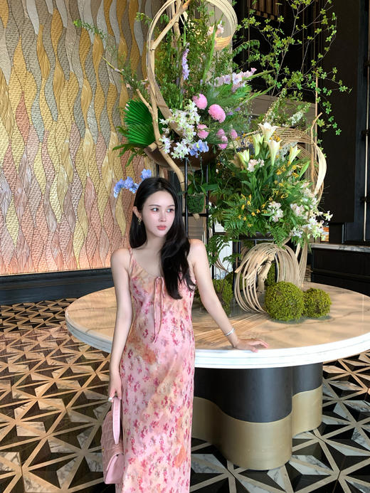 Read Nameless /浪漫法式吊带花染连衣裙 商品图11