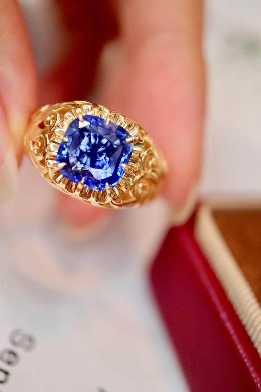 2.62ct 蓝宝石戒指 商品图6