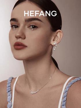 何F 气泡珍珠微笑项链