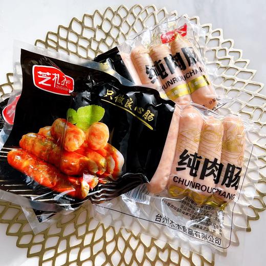 芝扎扎纯肉肠原味500g/包 商品图0