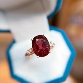 3.7ct 2.48g 碧玺戒指