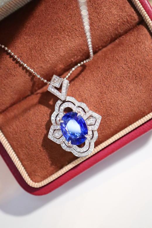 2.75ct 蓝宝石吊坠 商品图1