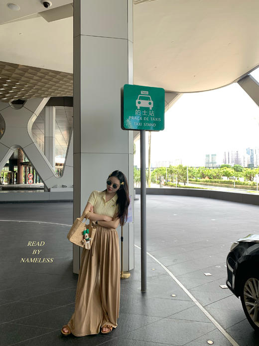 Read Nameless /鹅黄小樱桃polo短袖+奶茶色顺顺裤 商品图13