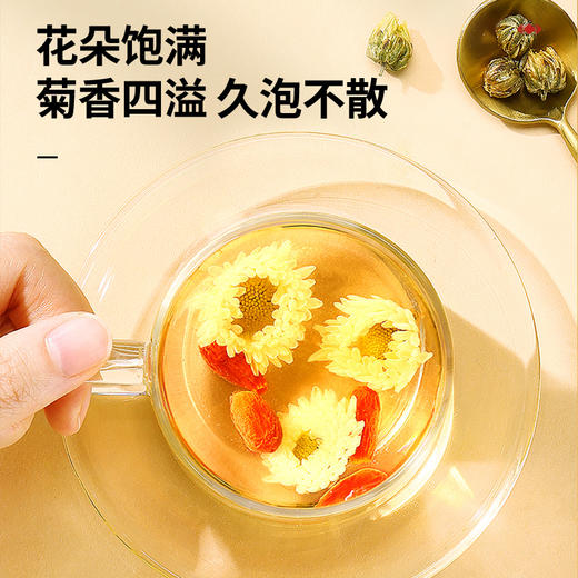 【正宗同仁堂品牌】北京同仁堂 青源堂 胎菊40克 干燥提香 菊香四溢易保存 经久耐泡 久泡不散SY 商品图5