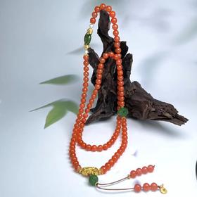 玉美人菲菲~南红玛瑙约6mm项链