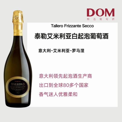 泰勒艾米利亚白起泡葡萄酒 Tallero frizzante secco 商品图0