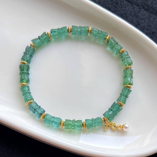 11.26g 雕刻碧玺手串 商品图0