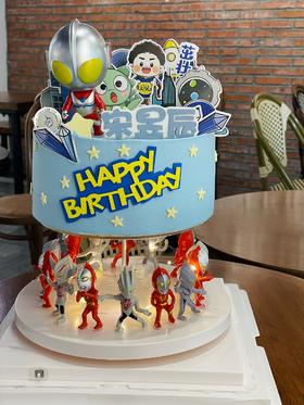 奥特曼展台蛋糕